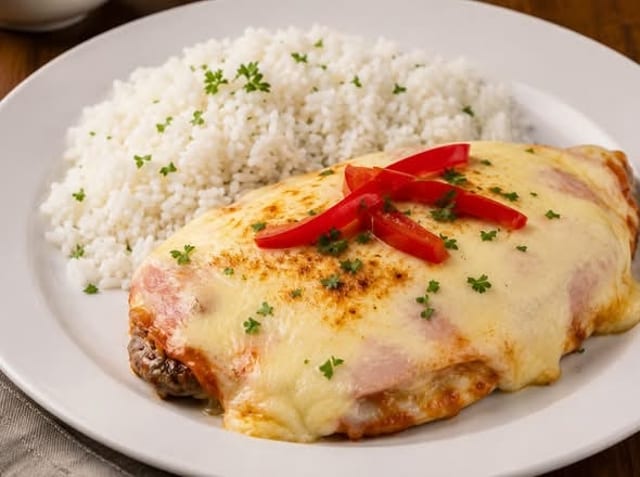 BISTEC EMPANIZADO DE RES A LA MILANESA.