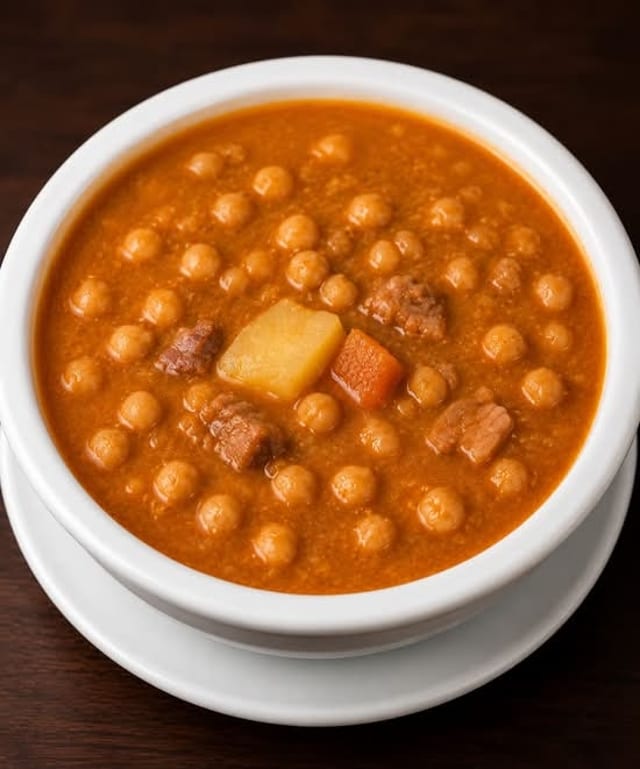 POTAJE DE GARBANZOS (Chickpea Soup).