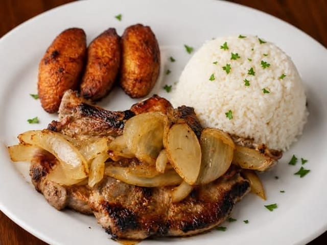 CHULETA DE CERDO (Grilled Pork Chops).