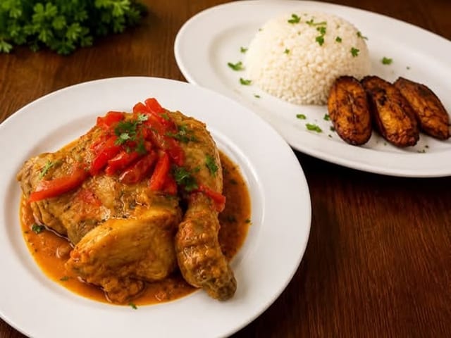FRICASE DE POLLO (Chicken Fricassee).