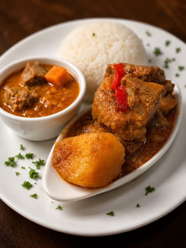 FRICASE DE CERDO (Pork Fricassee).