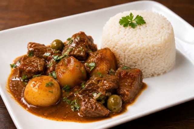 CARNE CON PAPAS.