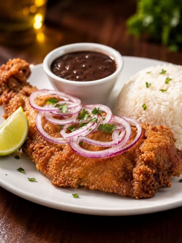 FILETE DE PESCADO FRITO (Fried Fish Fillet).