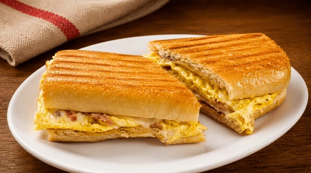 Pan con Tortilla con Tres Combinaciones.