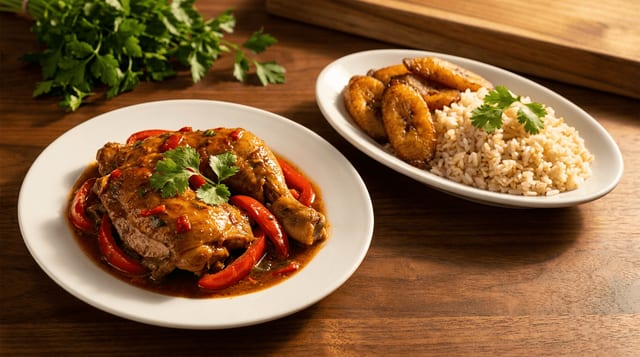Fricasé de Pollo.