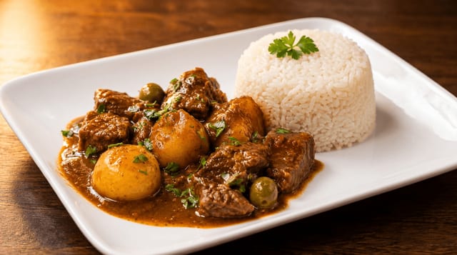Carne con Papas.