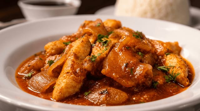 Tronchos de Pescado en Salsa.