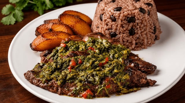 Carne Asada con Chimichurri.