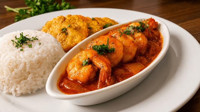 Camarones Enchilados.