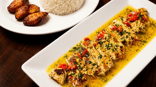 Filetillo de Pollo al Ajillo.